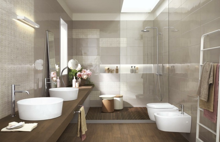 bathroom furniture beige