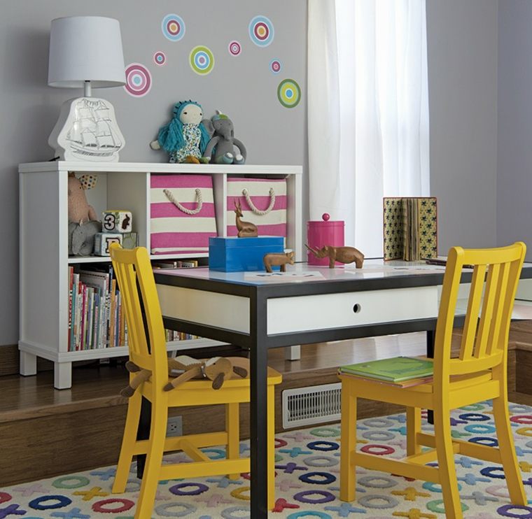 color painting modern children's playroom