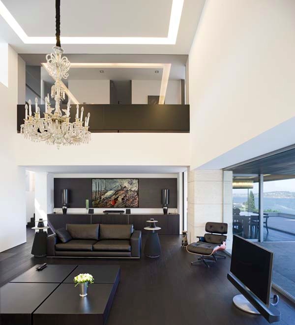 contemporary living room luxury