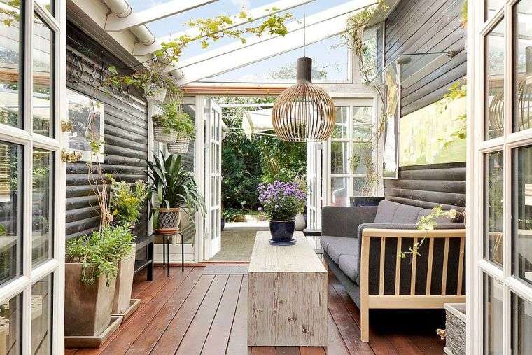 Scandinavian style Scandinavian style veranda