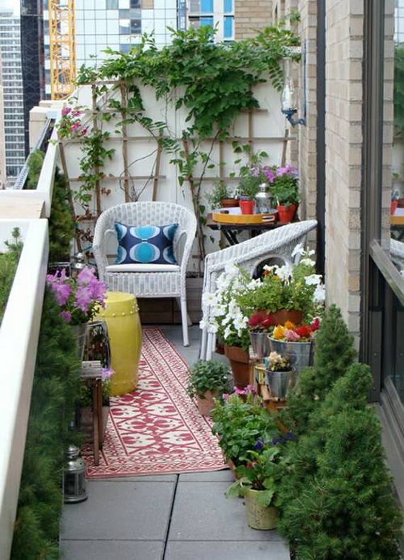 green balcony