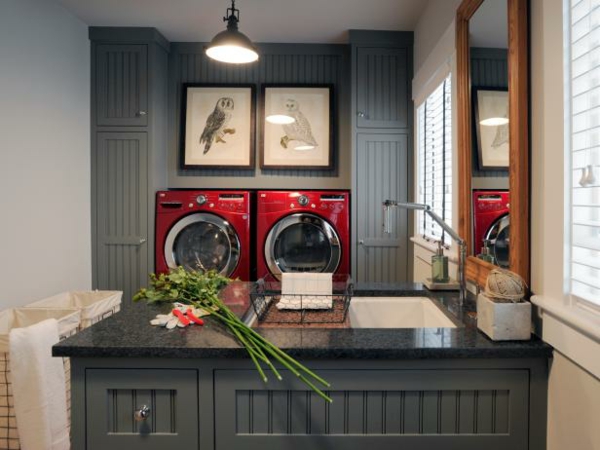 modern laundry room