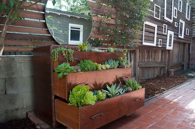 vertical garden diy idea recycle objects furniture diy