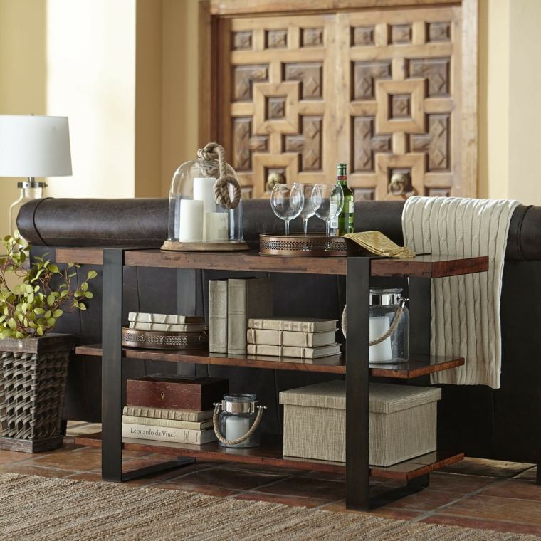 decorate living room consoles design