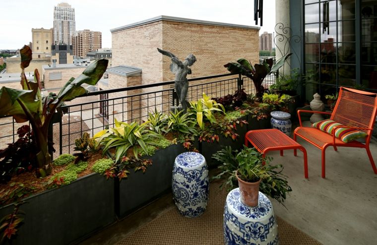 garden style balcony Teddy Bair Minneapolis