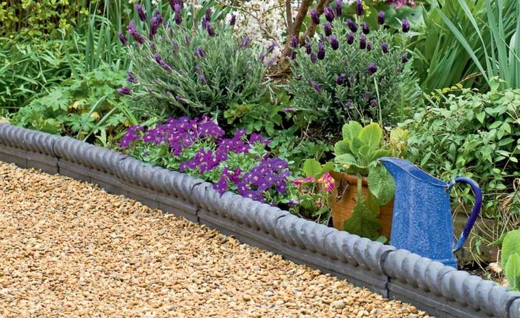 create a garden walkway idee deco border