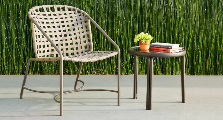 outdoor arrange a terrace chair modern table