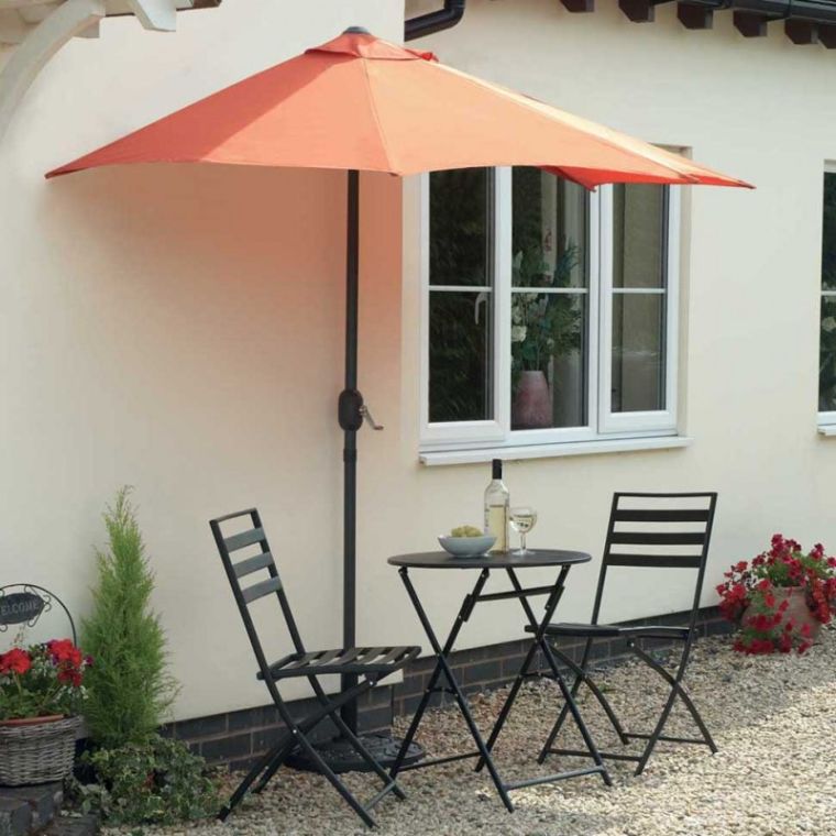 create an original terrace shade umbrella dining area deco small terraces