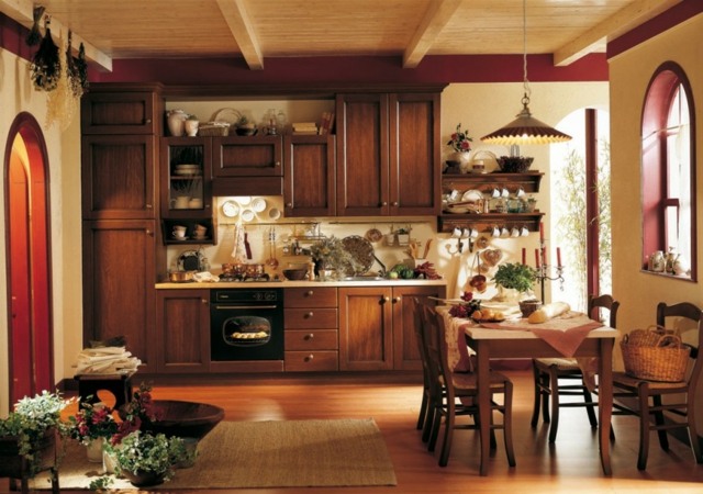 furnishing kitchen wood