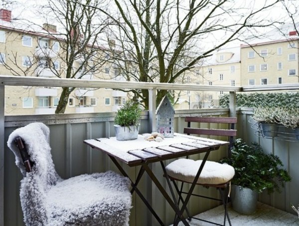 indretning lille terrasse deco