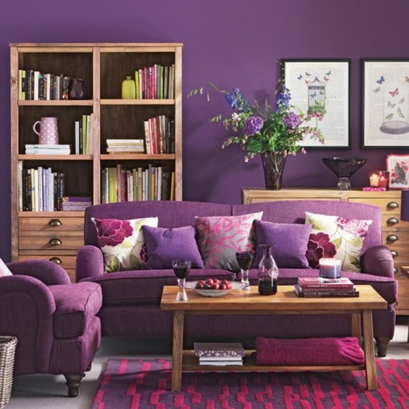 furniture salon purple idea