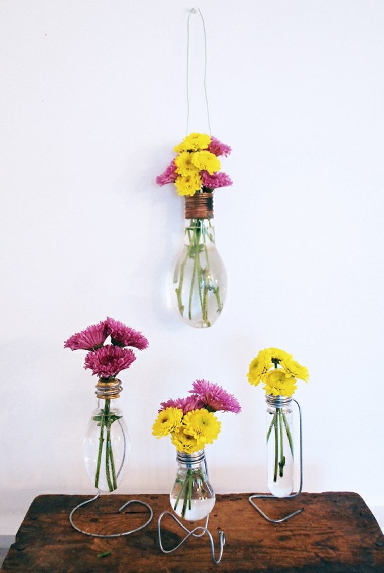 žarnice preoblikovane v originalne vaze
