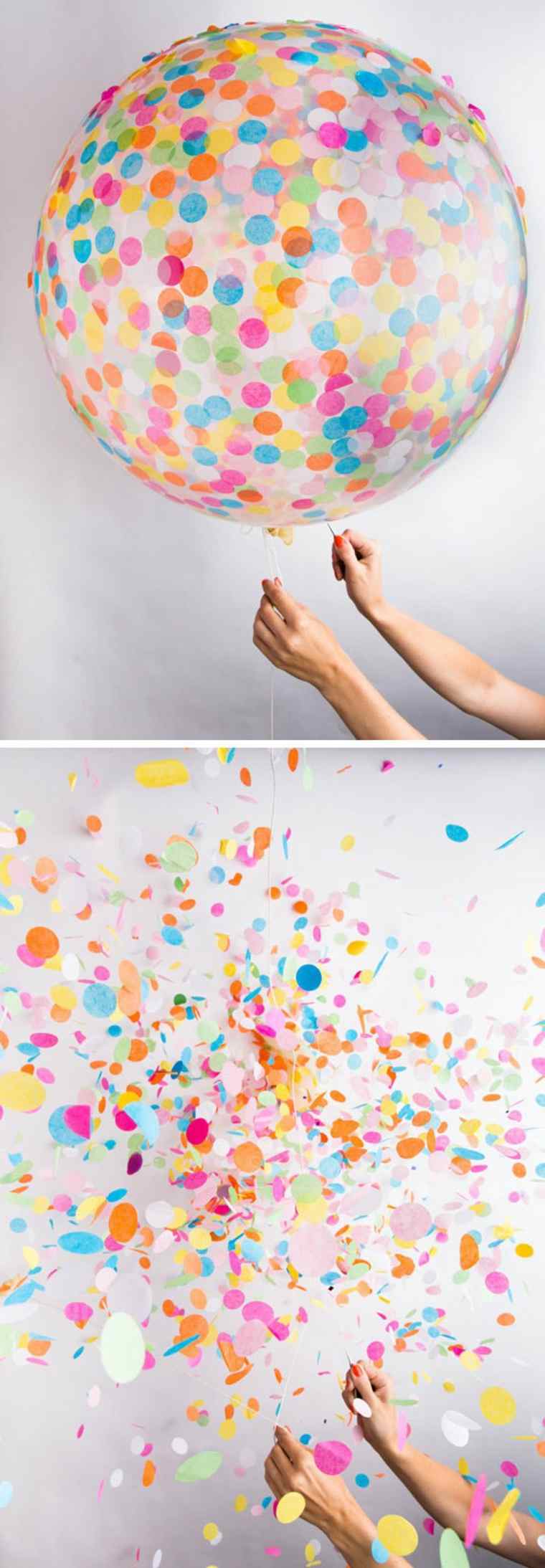 deco birthday colors idea balloons