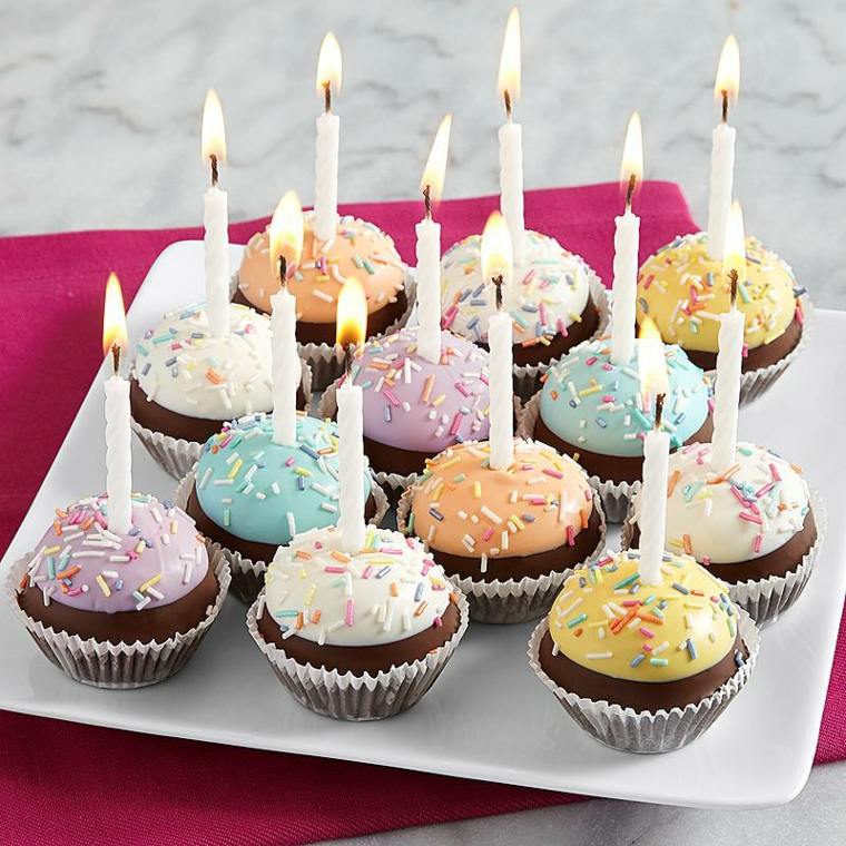 cakes birthday idea candles icing