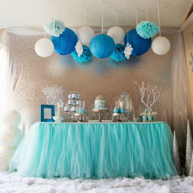 birthday snow queen deco ice