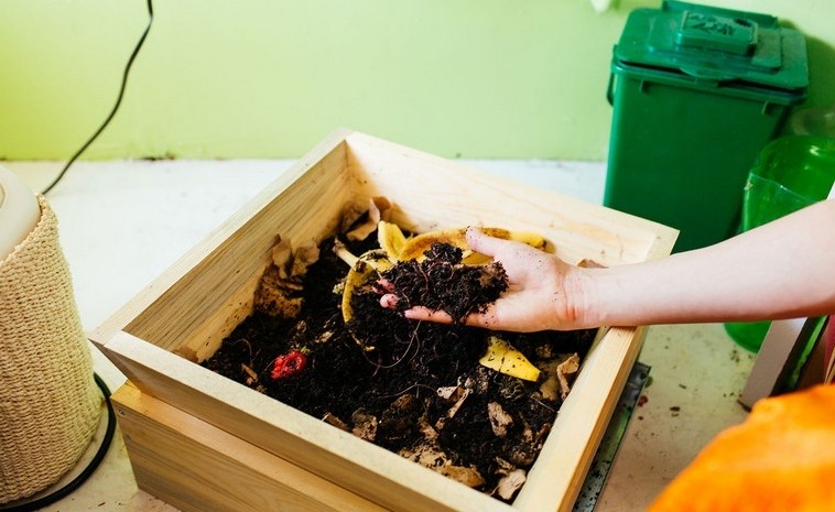 ravnim kompost-idee-DIY-vermicomposting