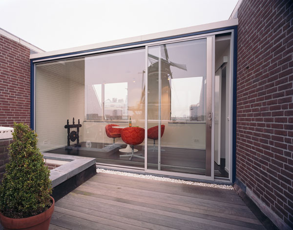 minimalist apartment terrace hofman dujardin