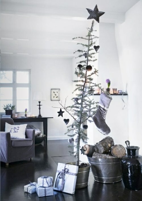 Scandinavian style Christmas tree