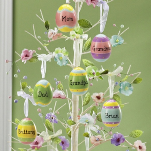 colorful Easter eggs tree