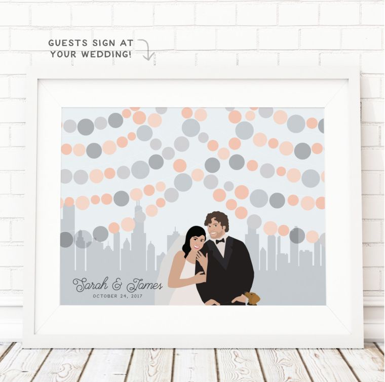 Tree-a-wedding-footprint-a-print-photo-deco-wall