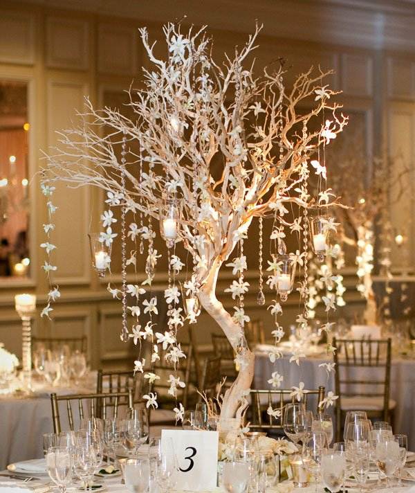 elegant fairy decorative tree and creative table decor