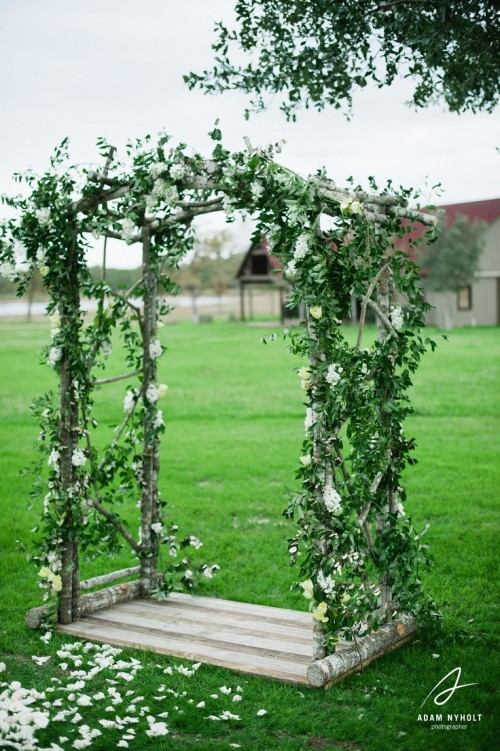 ark lever blommor trä