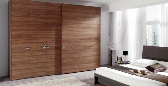 minimalist design wooden wardrobe PIFERRER