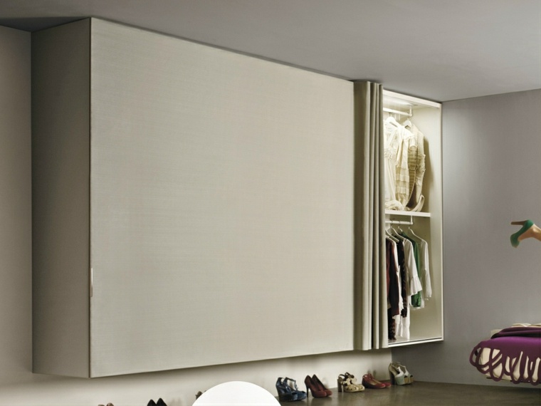 adult bedroom wardrobe suspended Lago