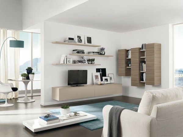 modern living room storage cabinet