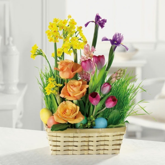 Easter flower arrangement