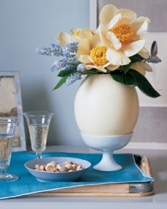 blomster arrangementer easter deco vase