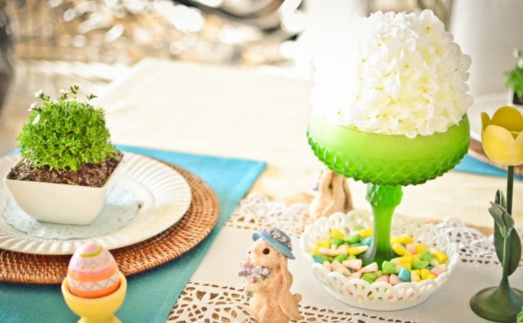 bunga deco meja deco easter