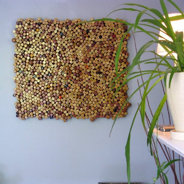 wall art with corks