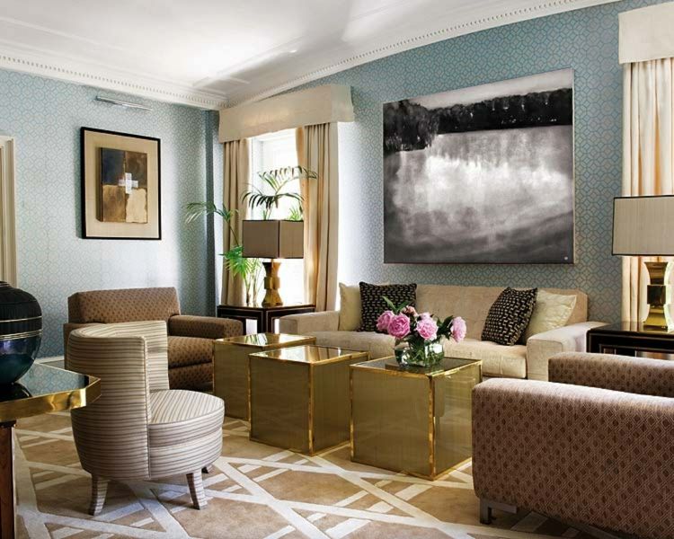 living room design color association