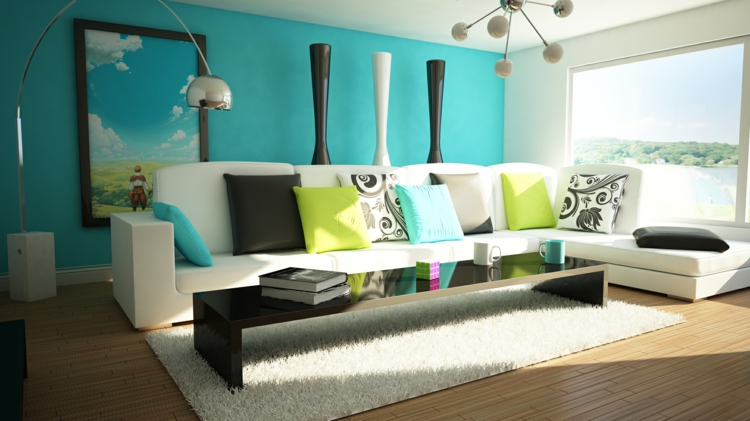 associate modern living room colors