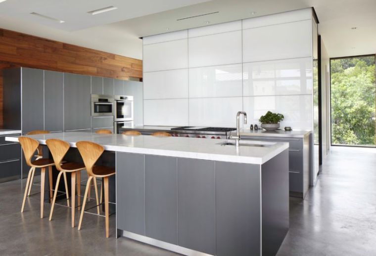 trick clever storage kitchen island modern design