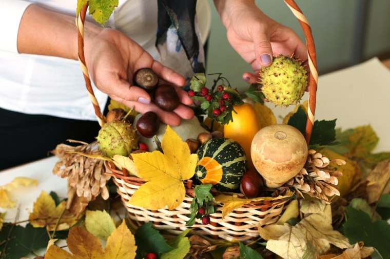 deco autumn idea paper pumpkins diy