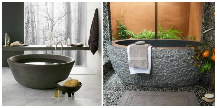 stone bathtub idea bathroom modern design furniture