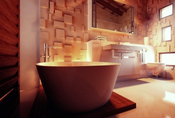 bath tub luxurious bath