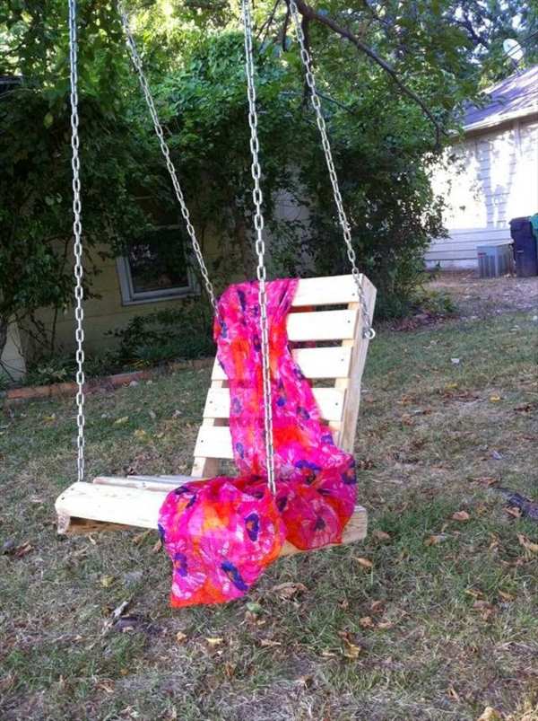 pallet furniture idea original pallet wood idea swing cheap idea