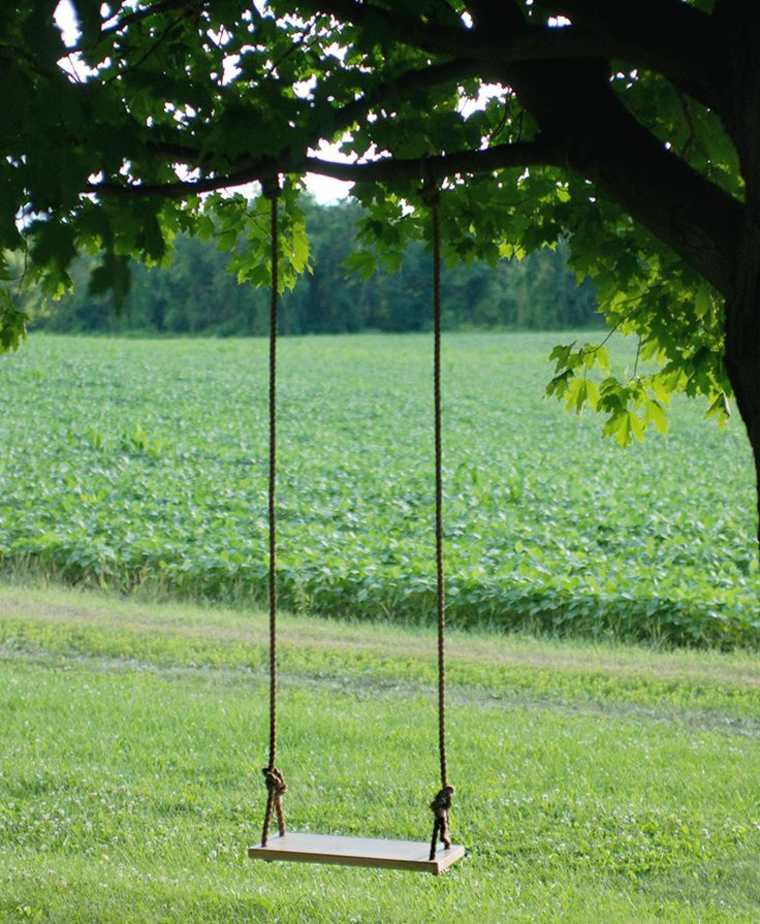 child's swing idea DIY wood child original