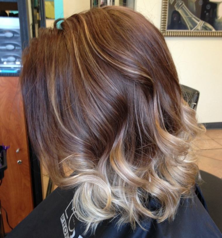 short shadow blonde hair sweep