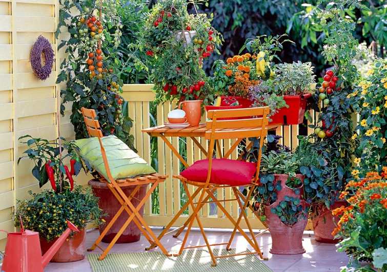 deco balcony flowers