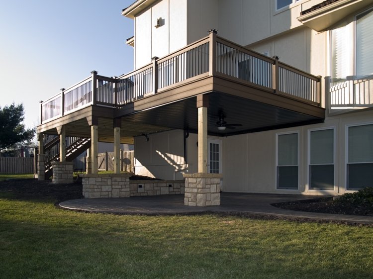 balustrade balcony wood idea