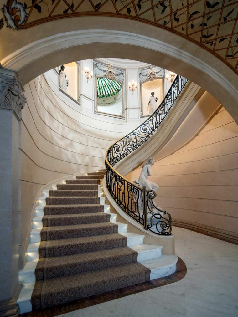 balustrade stairs neoclassical period grandeur beauty