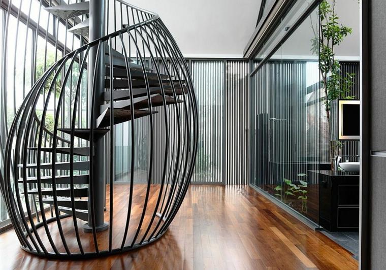 balustrade staircase ultra modern spiral staircase