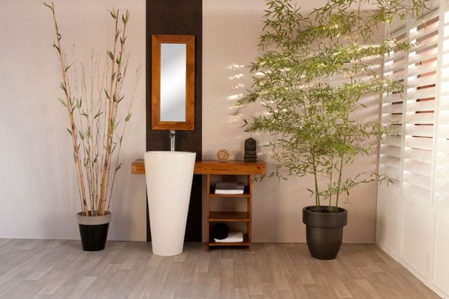bamboo bathroom deco