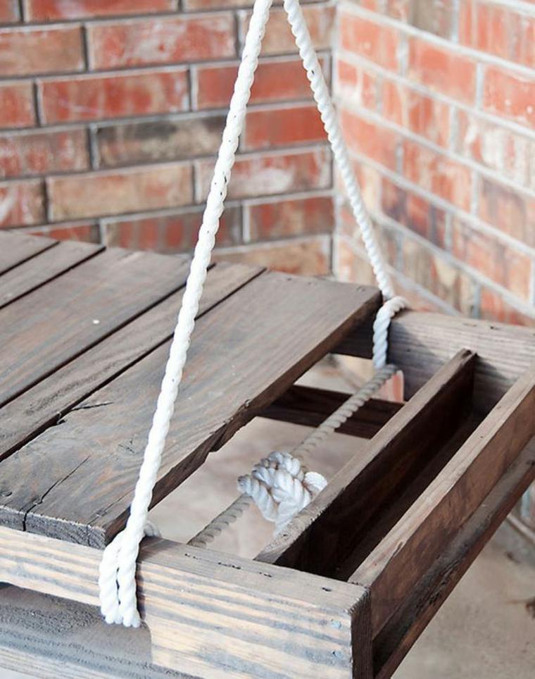 wooden pallet idea idea suspension diy original furniture