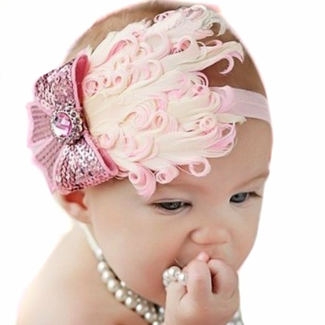 elegant baby girl headband