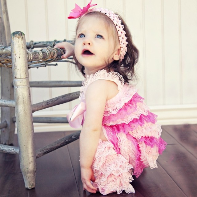 modern baby girl headband